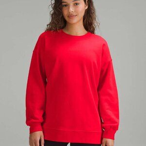 Lululemon Perfectly Oversized Crew Sweatshirt True Red - 8